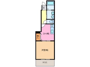 桃園駅 徒歩8分 1階の物件間取画像